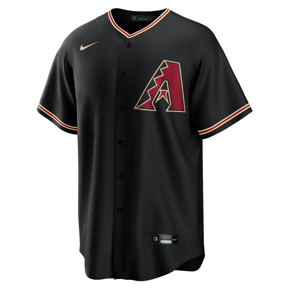 Men's Nike Black Arizona Diamondbacks Alternate Replica Team Jersey