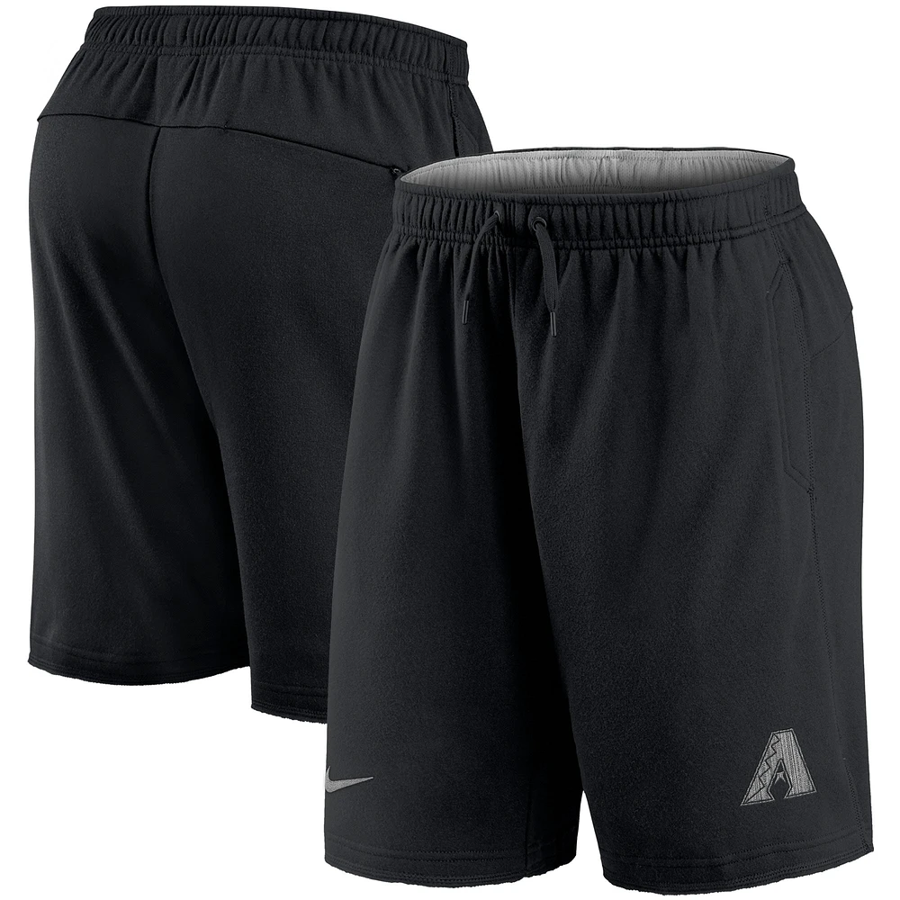 Short Performance Flux Nike Arizona Diamondbacks Authentic Collection pour homme - Noir