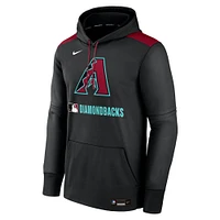 Men's Nike Black Arizona Diamondbacks Authentic Collection Performance Pullover Hoodie