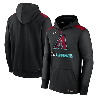 Men's Nike Black Arizona Diamondbacks Authentic Collection Performance Pullover Hoodie