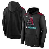 Men's Nike Black Arizona Diamondbacks Authentic Collection Performance Pullover Hoodie