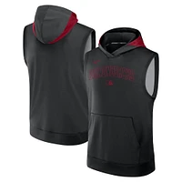 Men's Nike Black Arizona Diamondbacks Authentic Collection Performance Sleeveless Pullover Hoodie