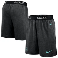 Short d'entraînement de performance Nike pour homme, noir, Arizona Diamondbacks Authentic Collection