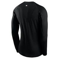 Men's Nike Black Arizona Diamondbacks Authentic Collection Raglan Long Sleeve T-Shirt