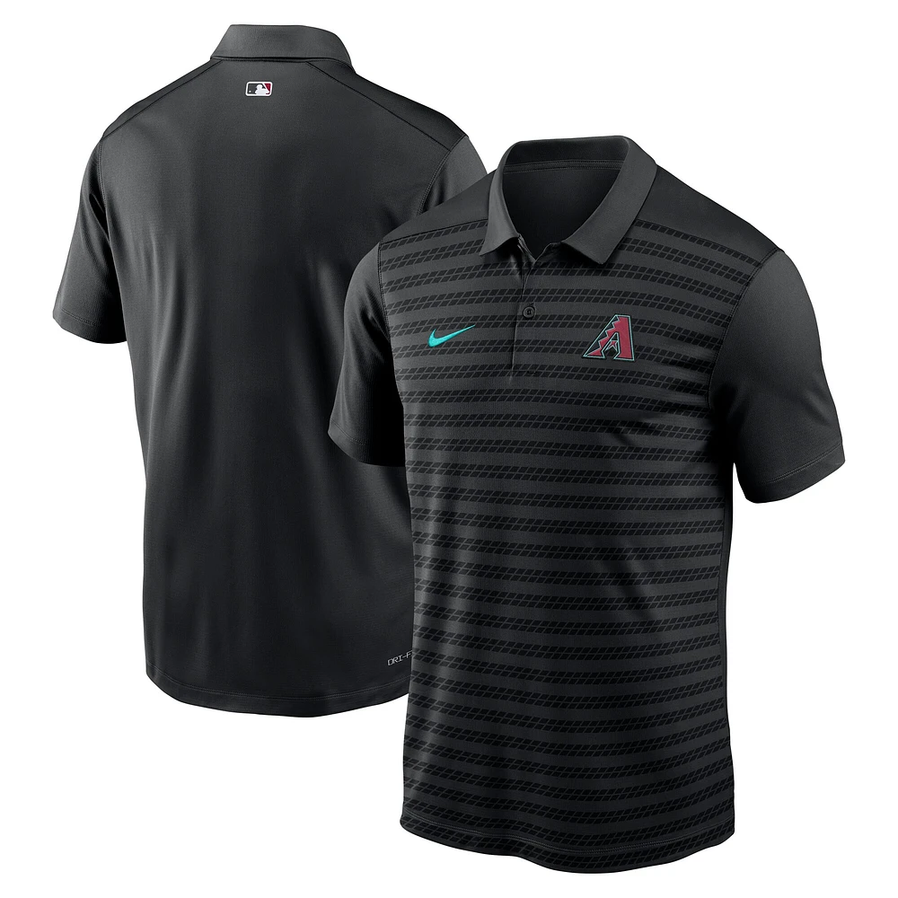 Polo Nike Victory Performance pour homme, collection authentique, Arizona Diamondbacks, noir