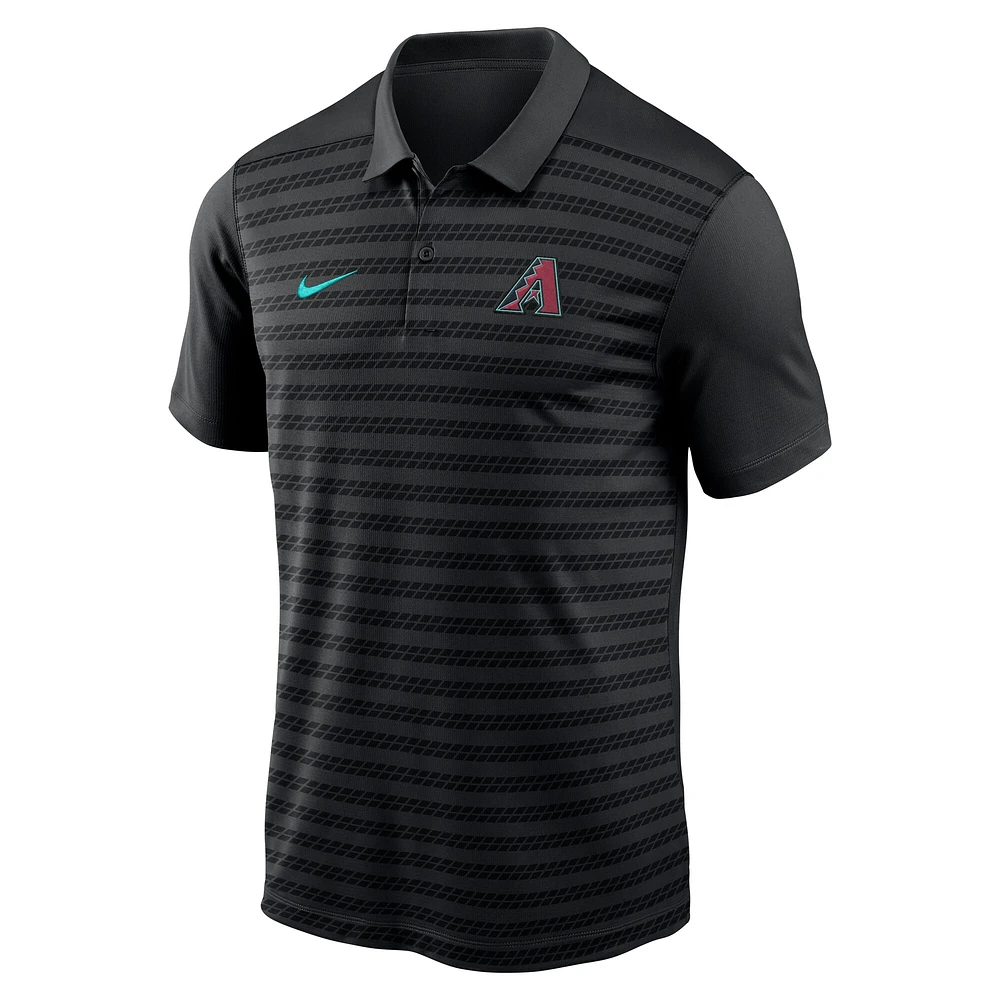 Polo Nike Victory Performance pour homme, collection authentique, Arizona Diamondbacks, noir