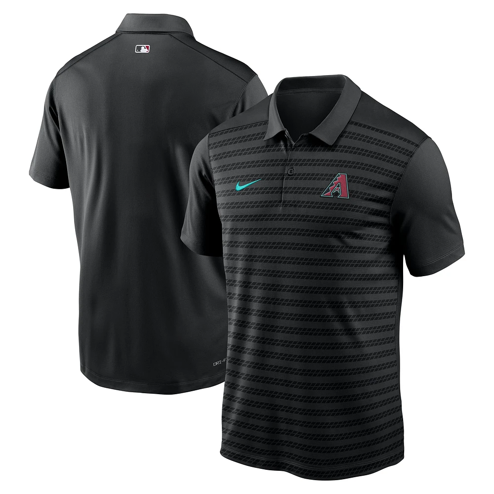 Polo Nike Victory Performance pour homme, collection authentique, Arizona Diamondbacks, noir