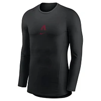 Men's Nike  Black Arizona Diamondbacks Base Layer Raglan Long Sleeve Performance T-Shirt