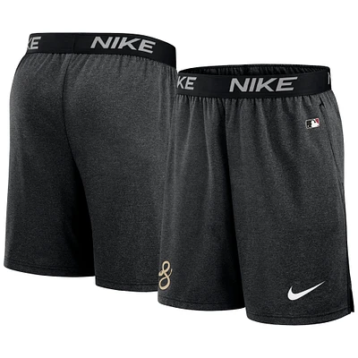 Short d'entraînement de performance Nike pour homme, Arizona Diamondbacks City Connect Authentic Collection, noir