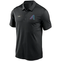 Polo Performance Franchise Logo Cooperstown Collection Arizona Diamondbacks pour homme Nike - Noir