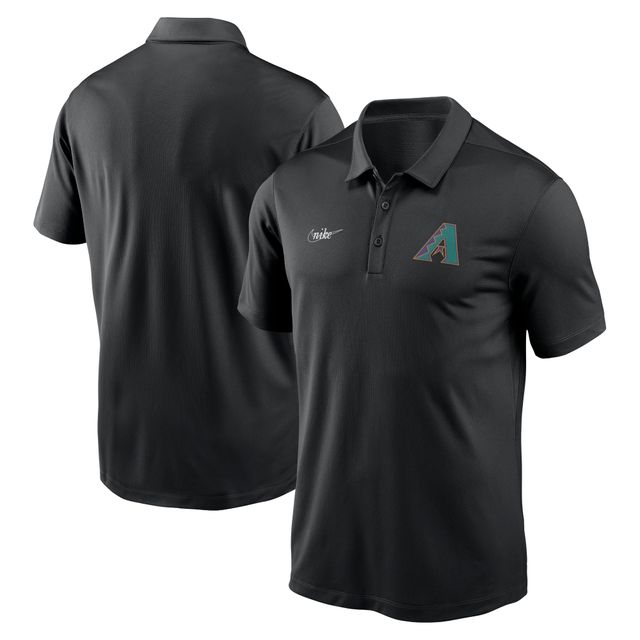 Polo de performance Nike pour hommes, noir, Arizona Diamondbacks, Cooperstown Collection Rewind Franchise