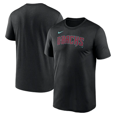 T-shirt Nike noir Arizona Diamondbacks Fuse Legend pour homme