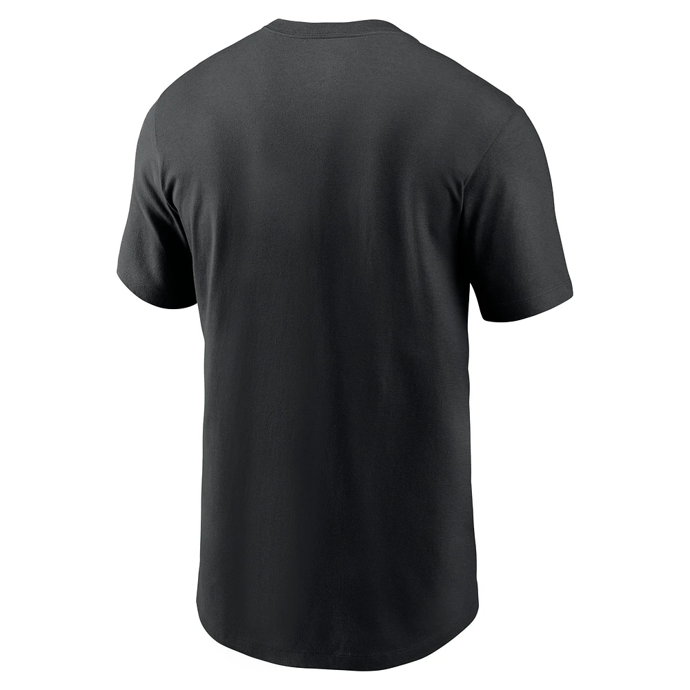 T-shirt Nike noir avec grand logo des Diamondbacks de l'Arizona pour hommes