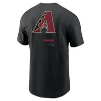 Men's Nike Black Arizona Diamondbacks Over the Shoulder T-Shirt