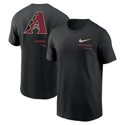 T-shirt à enfiler Nike pour homme, noir, Arizona Diamondbacks, sur l'épaule