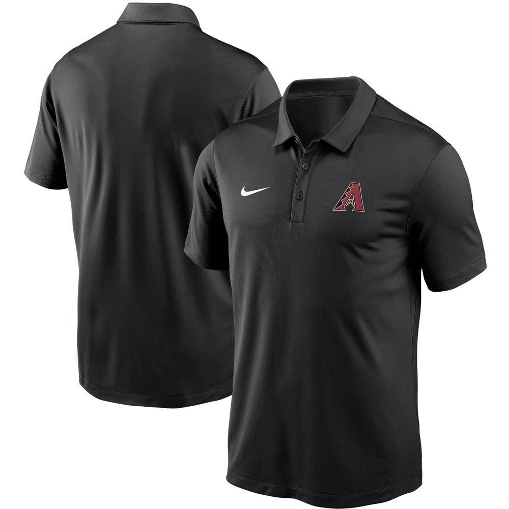 Men's Nike Black Arizona Diamondbacks Team Logo Franchise Performance Polo