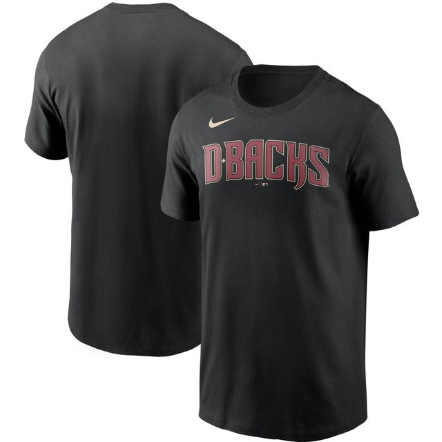 T-shirt Nike noir avec logo de l'équipe des Diamondbacks l'Arizona pour hommes