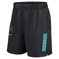 Short Nike Victory Performance tissé noir des Diamondbacks de l'Arizona pour homme