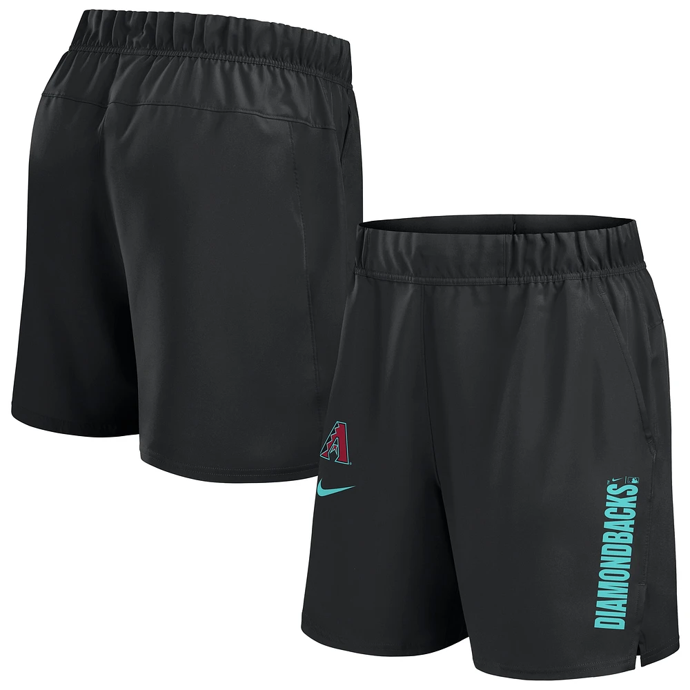 Short Nike Victory Performance tissé noir des Diamondbacks de l'Arizona pour homme