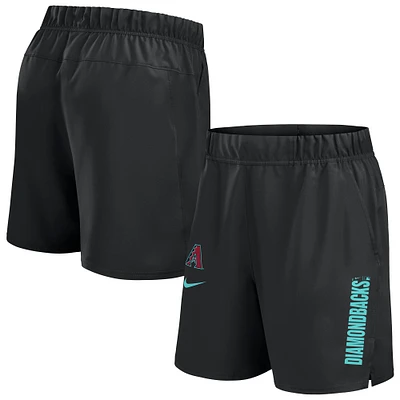 Short Nike Victory Performance tissé noir des Diamondbacks de l'Arizona pour homme