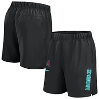 Short Nike Victory Performance tissé noir des Diamondbacks de l'Arizona pour homme