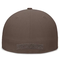 Casquette ajustée Nike marron Arizona Diamondbacks Statement Ironstone Performance True pour hommes