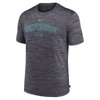 T-shirt Nike Charcoal Arizona Diamondbacks Authentic Collection Velocity Performance Practice pour homme