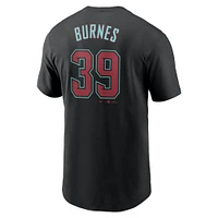 Men's Nike Corbin Burnes Black Arizona Diamondbacks Fuse Name & Number T-Shirt