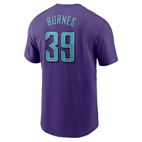 Men's Nike Corbin Burnes Purple Arizona Diamondbacks 2025 City Connect Fuse Name & Number T-Shirt