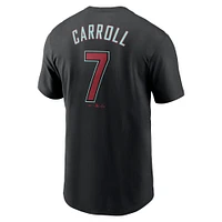 Men's Nike Corbin Carroll Arizona Diamondbacks Fuse Name & Number T-Shirt