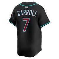 Men's Nike Corbin Carroll Black Arizona Diamondbacks Alternate Limited Player Jersey