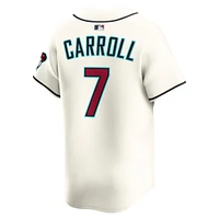 Maillot de joueur Nike Corbin Carroll Cream Arizona Diamondbacks Home Limited pour homme