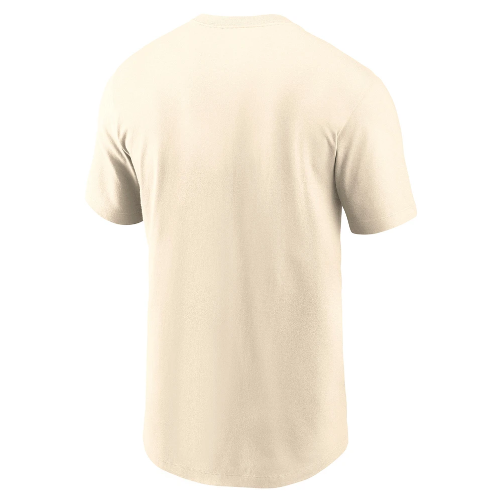 Men's Nike Cream Arizona Diamondbacks Camo Logo T-Shirt