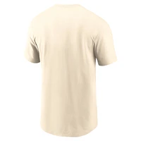 Men's Nike Cream Arizona Diamondbacks Camo Logo T-Shirt