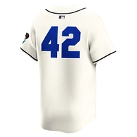 Men's Nike Cream Arizona Diamondbacks Home 2025 Jackie Robinson Day Limited Jersey