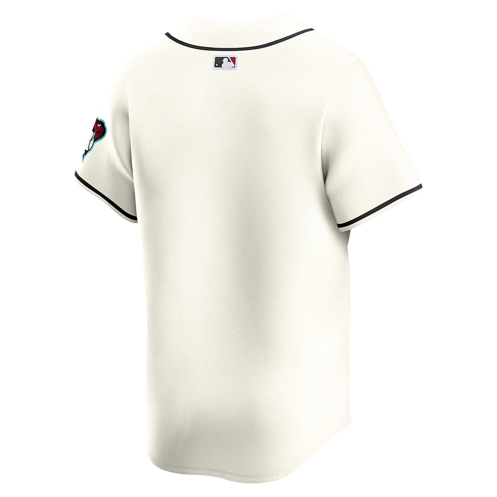 Men's Nike Cream Arizona Diamondbacks Home Limited Jersey