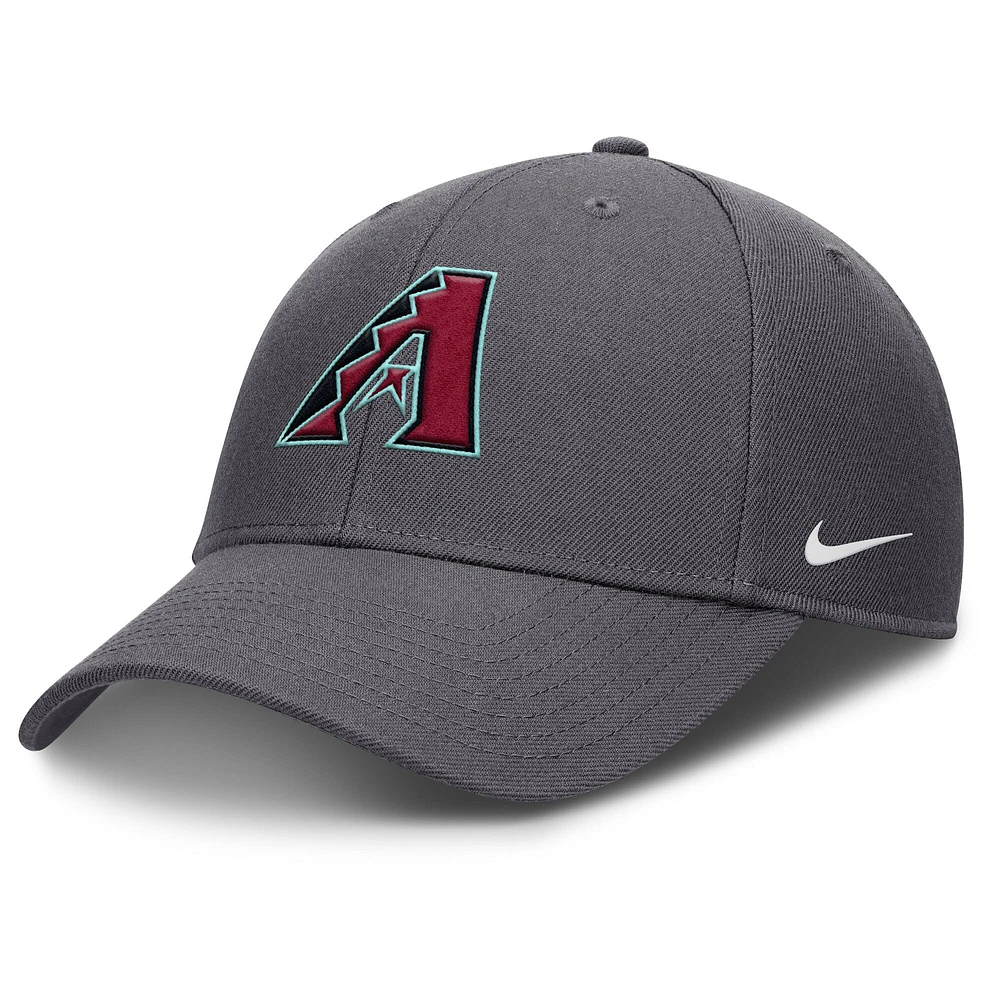 Casquette ajustable Nike Arizona Diamondbacks Club Performance pour homme, gris