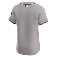 Maillot Nike gris Arizona Diamondbacks Vapor Premier Elite Patch pour homme