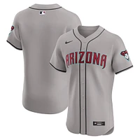 Maillot Nike gris Arizona Diamondbacks Vapor Premier Elite Patch pour homme