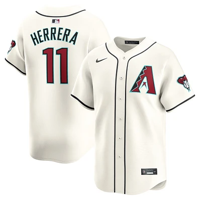 Maillot de joueur Nike Jose Herrera pour hommes, blanc, Arizona Diamondbacks Home Limited Player