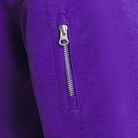 Veste aviateur Nike violette à fermeture éclair intégrale pour homme, collection authentique City Connect 2025 des Diamondbacks de l'Arizona