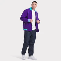 Veste aviateur Nike violette à fermeture éclair intégrale pour homme, collection authentique City Connect 2025 des Diamondbacks de l'Arizona