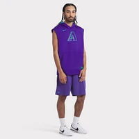 Men's Nike  Purple Arizona Diamondbacks 2025 City Connect Authentic Collection Sleeveless Performance Pullover Hoodie