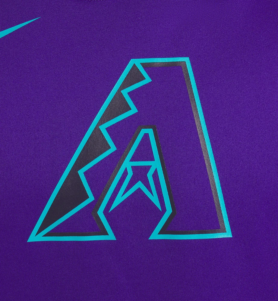 Men's Nike  Purple Arizona Diamondbacks 2025 City Connect Authentic Collection Sleeveless Performance Pullover Hoodie