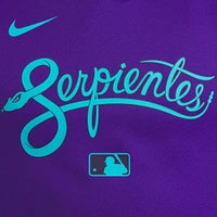 Sweat à capuche Nike violet Arizona Diamondbacks 2025 City Connect Authentic Collection Therma pour homme