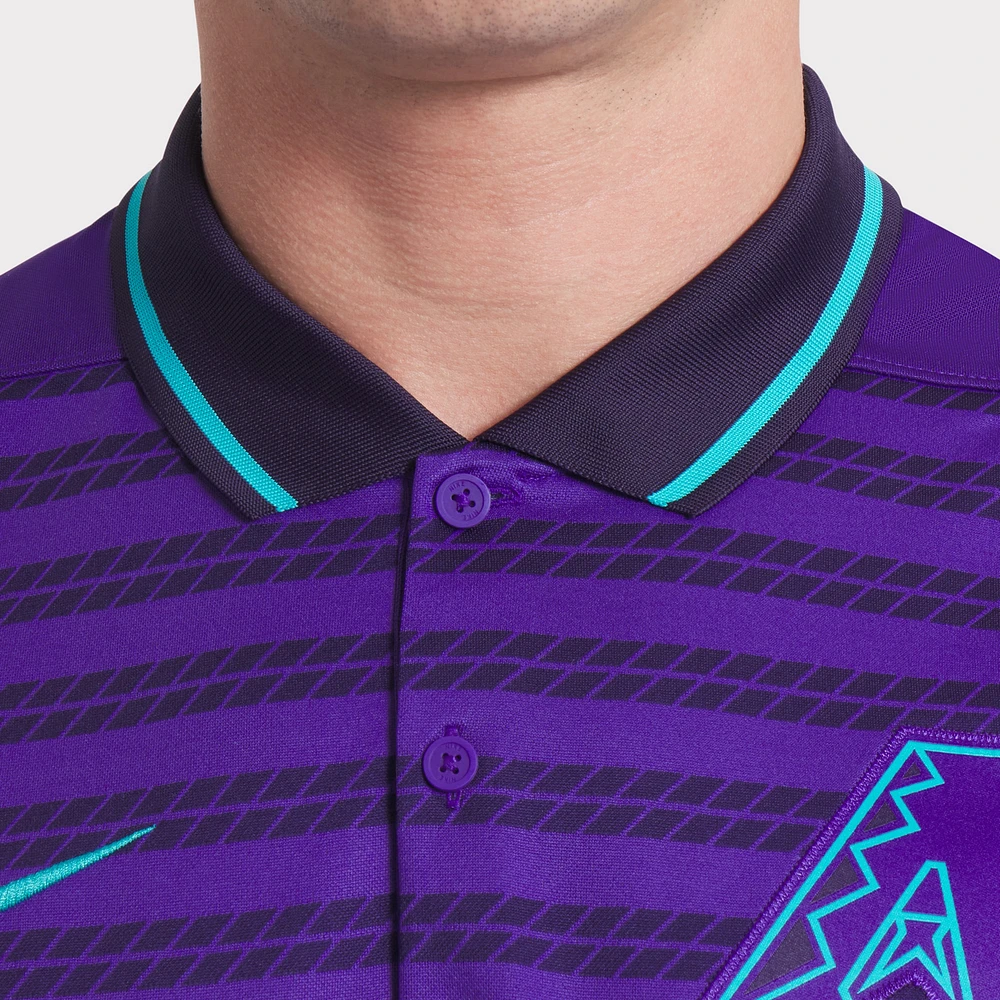 Men's Nike  Purple Arizona Diamondbacks 2025 City Connect Authentic Collection Victory Performance Polo