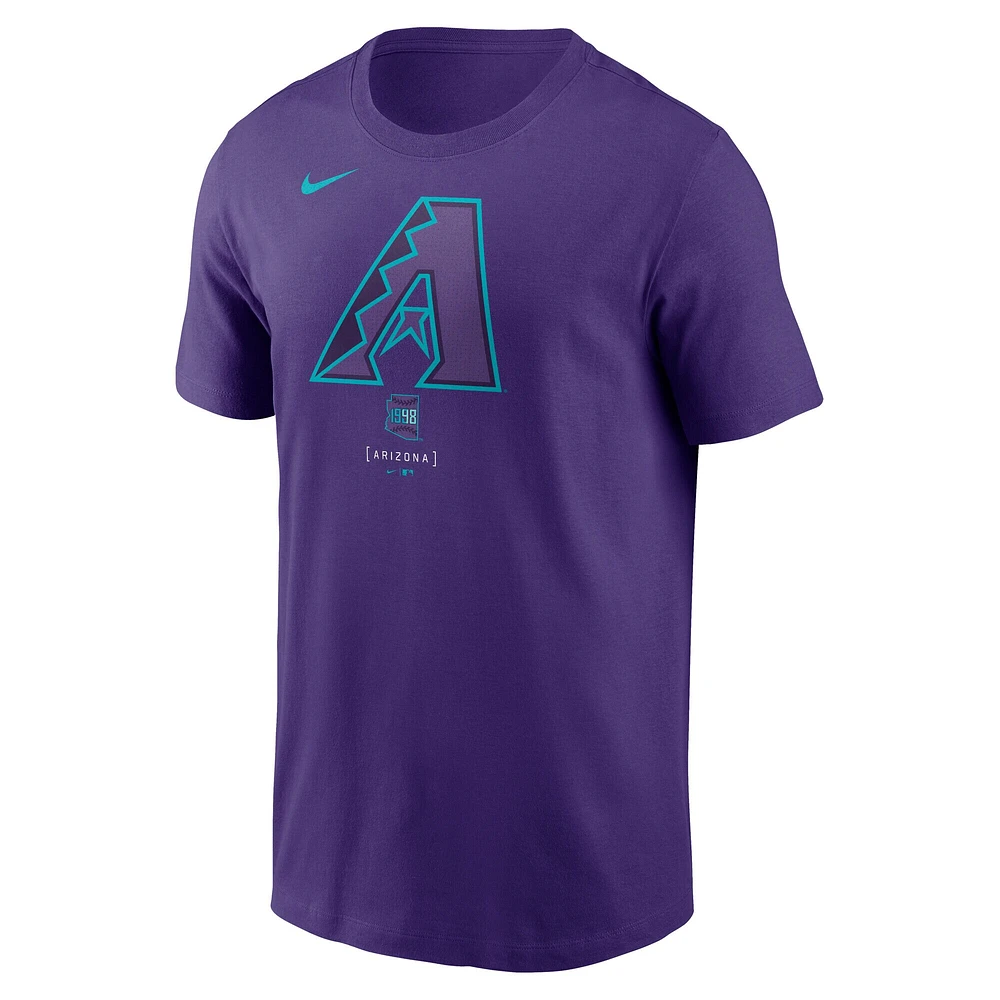 T-shirt Nike violet pour homme avec logo City Connect 2025 des Diamondbacks de l'Arizona