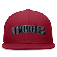 Casquette Nike Performance ajustée pour homme Arizona Diamondbacks rouge