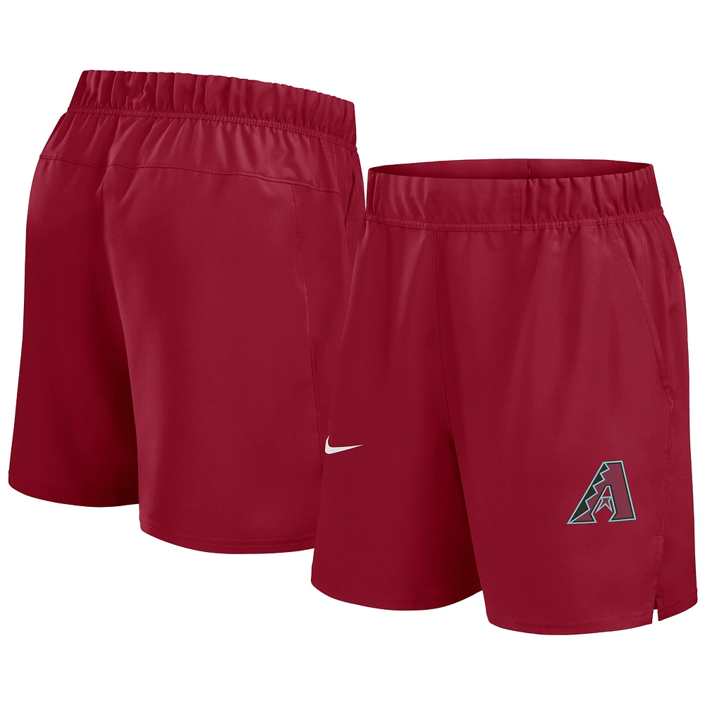 Short Nike rouge Arizona Diamondbacks tissé Victory Performance pour homme