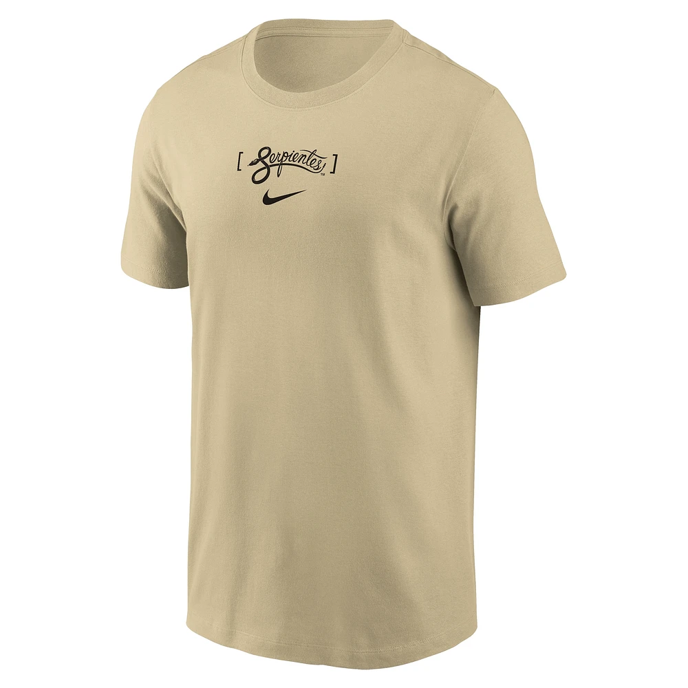 T-shirt Nike City Connect 2-Hit pour homme, couleur sable, Arizona Diamondbacks